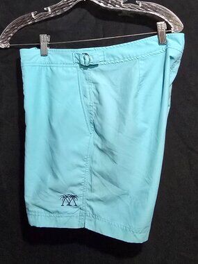 Pink House Mustique Men's Swim Pocketed Shorts - L.Blue - sz 32*